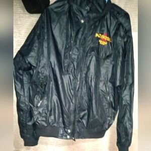 Vintage 1980's Penske Racing Jacket missing size tag around  L to XL